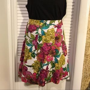 EUC Lane Bryant sz 28 multicolor skirt